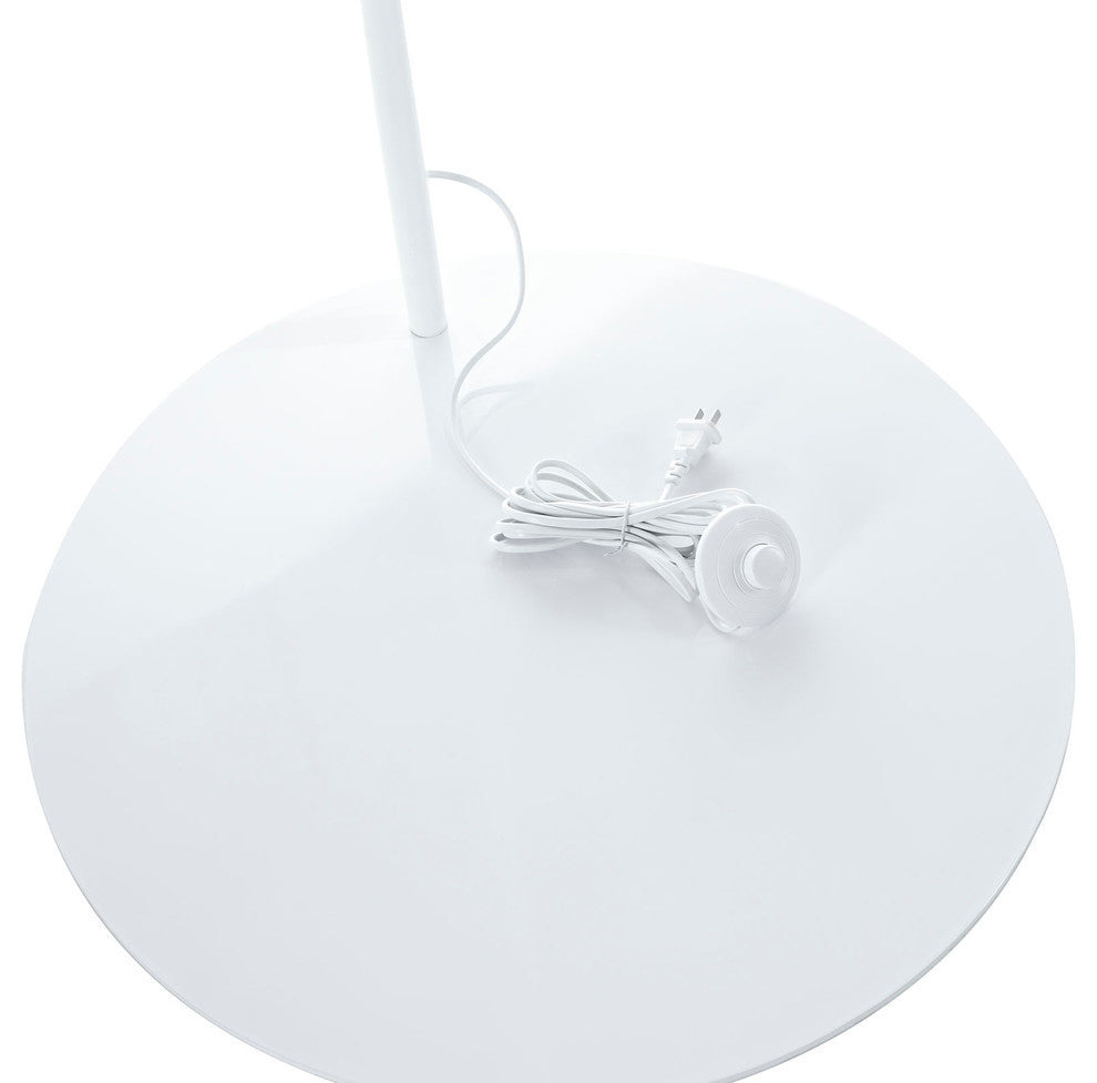Modern Contemporary Living Room Floor Lamp White