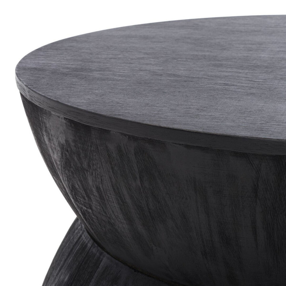Safavieh Alecto Round Coffee Table, Black