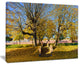 "Stone Stairs in Park in Fall" Landscape Wall Art, 20"x12"