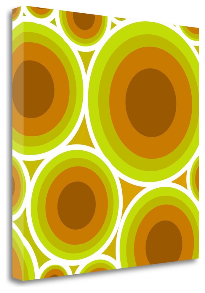 "Circles 2" By Graphinc, Giclee Print on Gallery Wrap Canvas, Ready to Hang