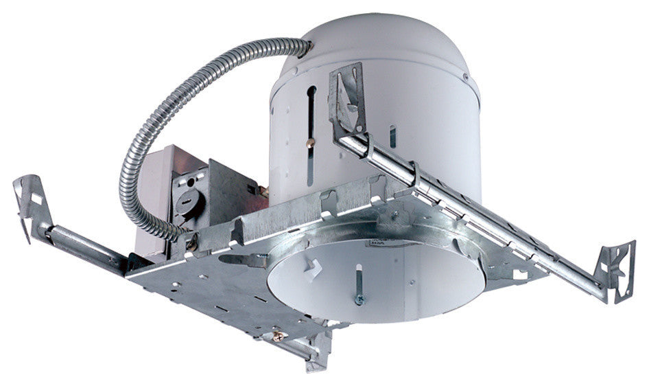 6-Inch Non-Ic Airtight Universal Housing For New Construction, Silver