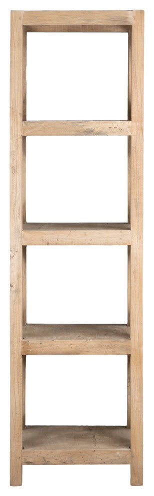 East at Main Birch Brown Rubberwood Bookcase