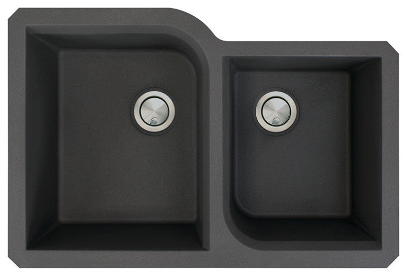 Transolid Radius Granite 31-in Undermount Kitchen Sink
