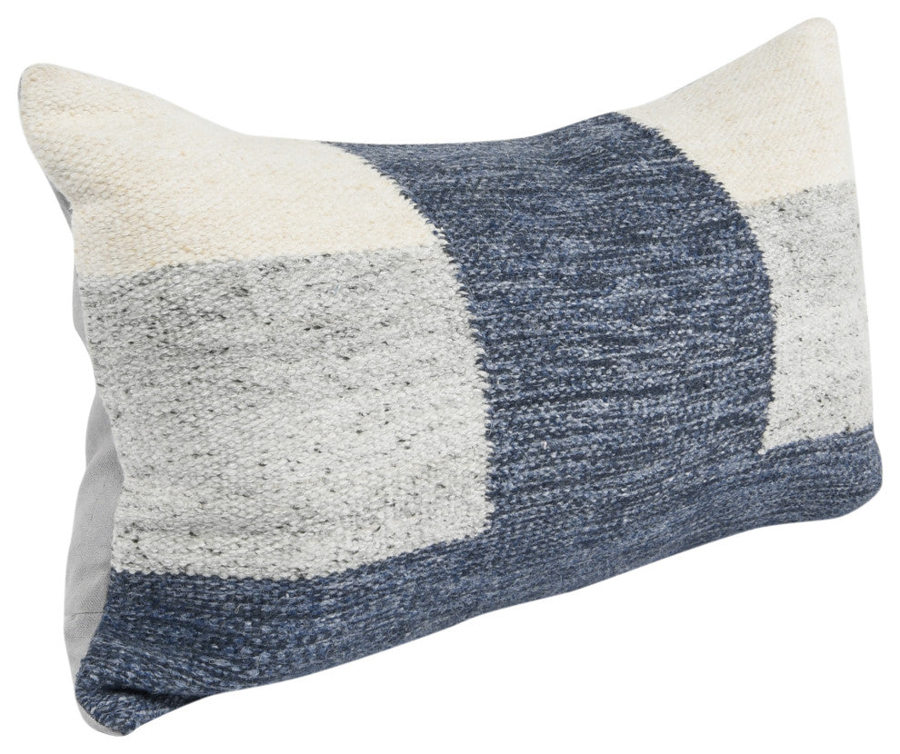 Estelle 14" x 26" Throw Pillow, Blue