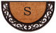 Plantation Arch Monogram Doormat 18"x30", Letter S