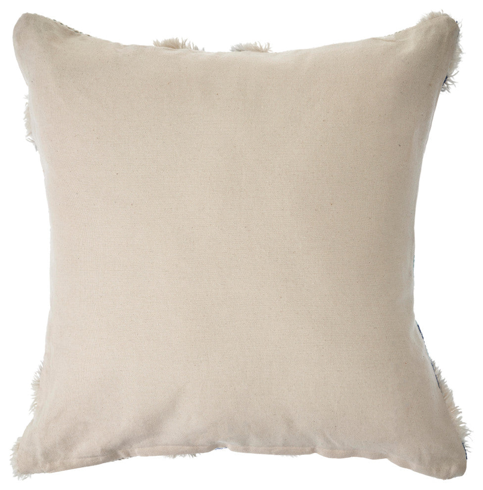 Tufted WInter Paradise Throw Pillow