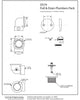 Pull & Drain Sch. 40 ABS Plumber'S Pack With Two-Hole Elbow In Polished Nickel