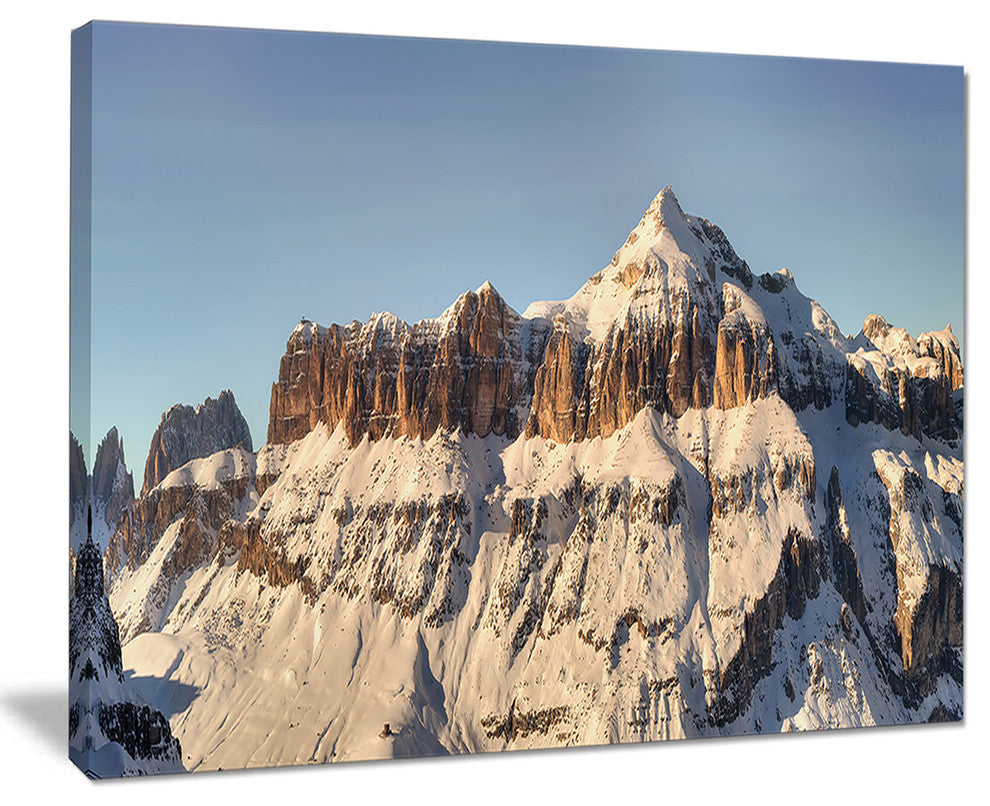 "Overcast Sky Over Italian Alps" Landscape Print Wall Artwork, 40"x30"