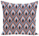 Candlelight Geometric Print Outdoor Pillow, Bewitching, 18"x18"