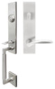 Stratus Lever, Tubular Entry Handleset, Left Hand Reverse, Satin Stainless Steel