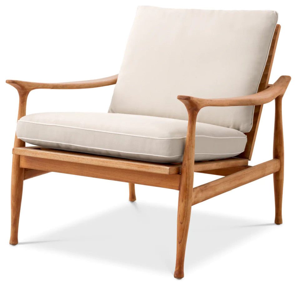 Natural Teak Outdoor Lounge Chair | Eichholtz Manzo