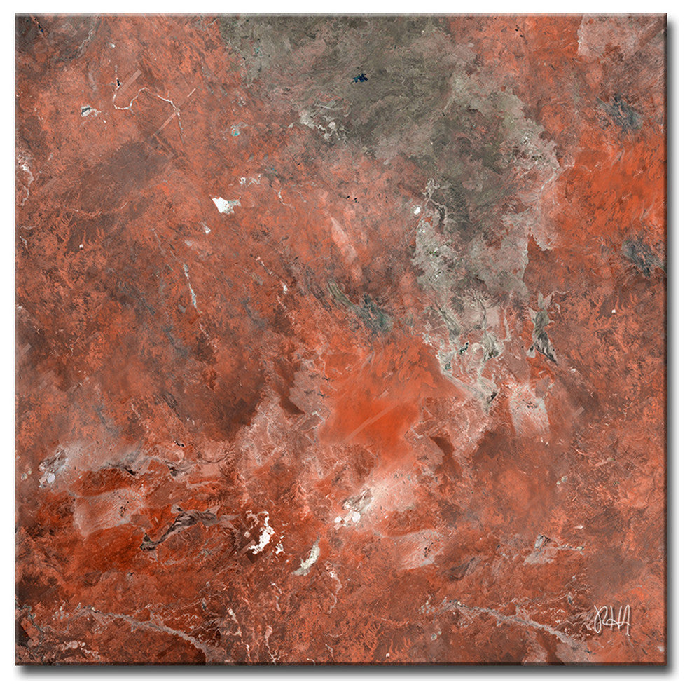 Ready2HangArt 'ABS X' Abstract Canvas Wall Art, 20"x20"