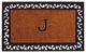 Rembrandt Monogram Doormat 18"x30", Letter J