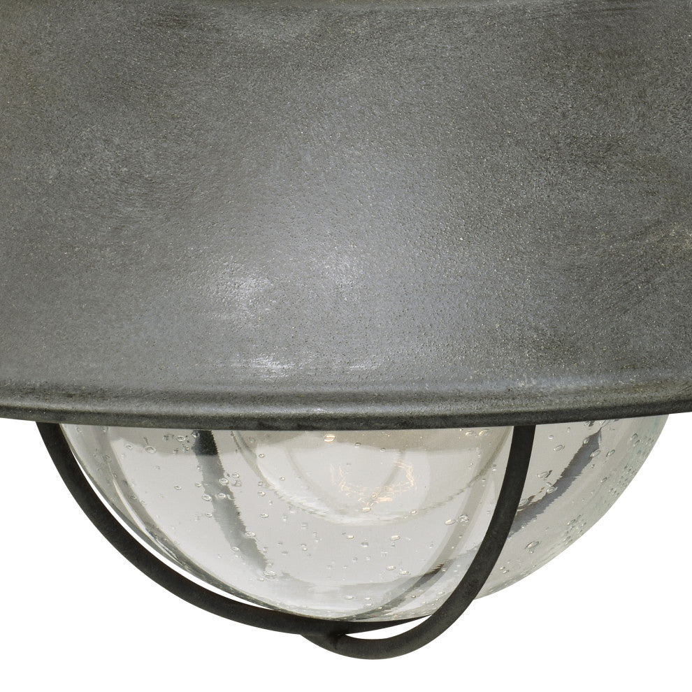 Harwich 10" Outdoor Wall Light Textured Gray