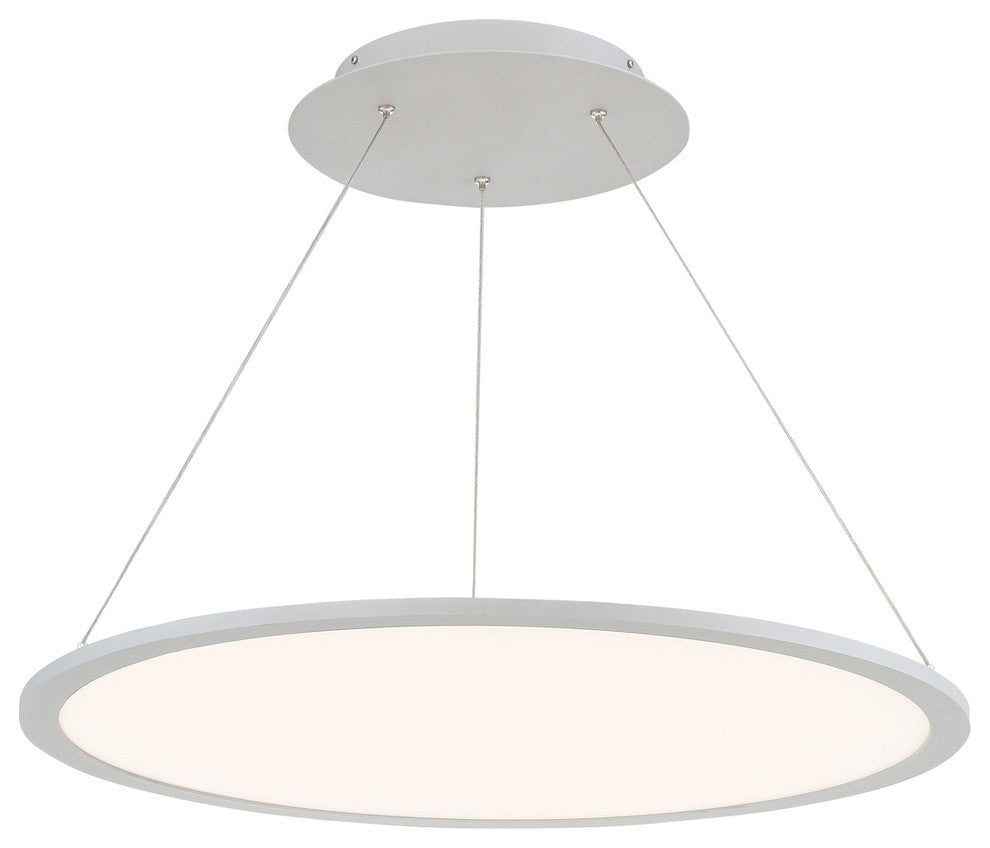 WAC Lighting Illusion 27in LED Pendant in Titanium