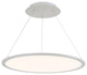 WAC Lighting Illusion 27in LED Pendant in Titanium