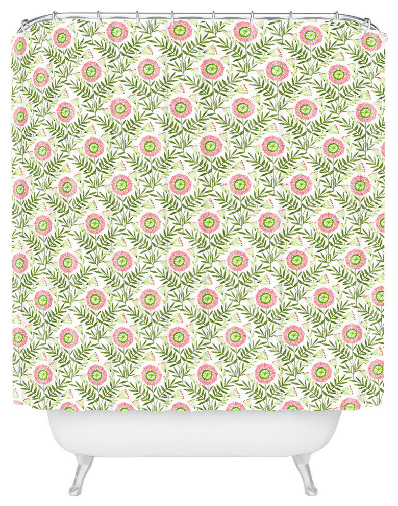 Deny Designs Cori Dantini Fancy Floral Shower Curtain