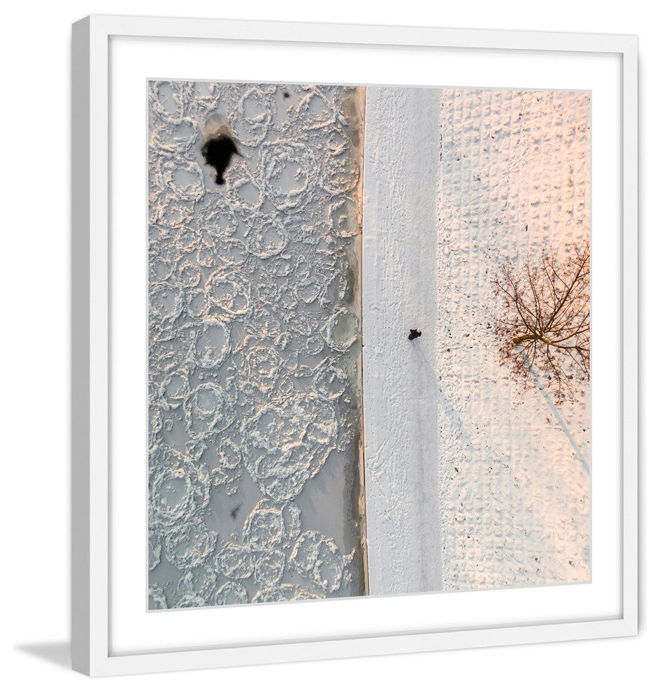 "Splotchy Land" Framed Print by Karolis Janulis