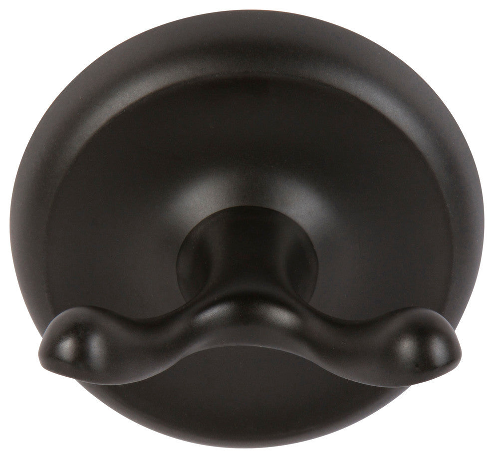 500 Series Wall Mounted Robe Hook, Black