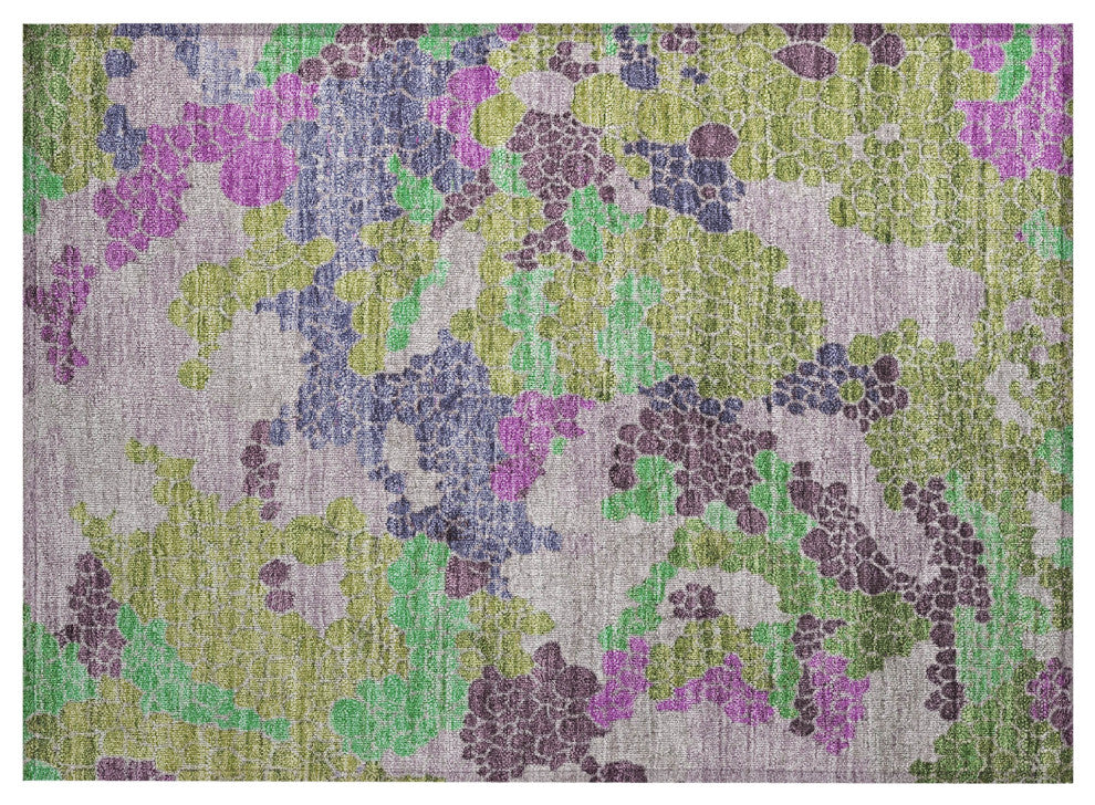 Machine Washable Indoor/Outdoor Chantille ACN1906 Fern 1'8" x 2'6" Rug