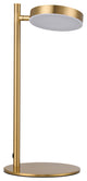 Fia 1 Light LED Table Lamp, Aged Brass