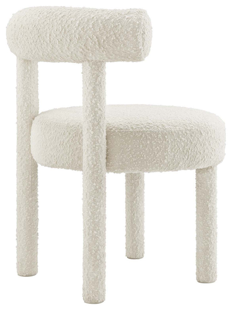 MODWAY Toulouse Boucle Fabric Dining Chair