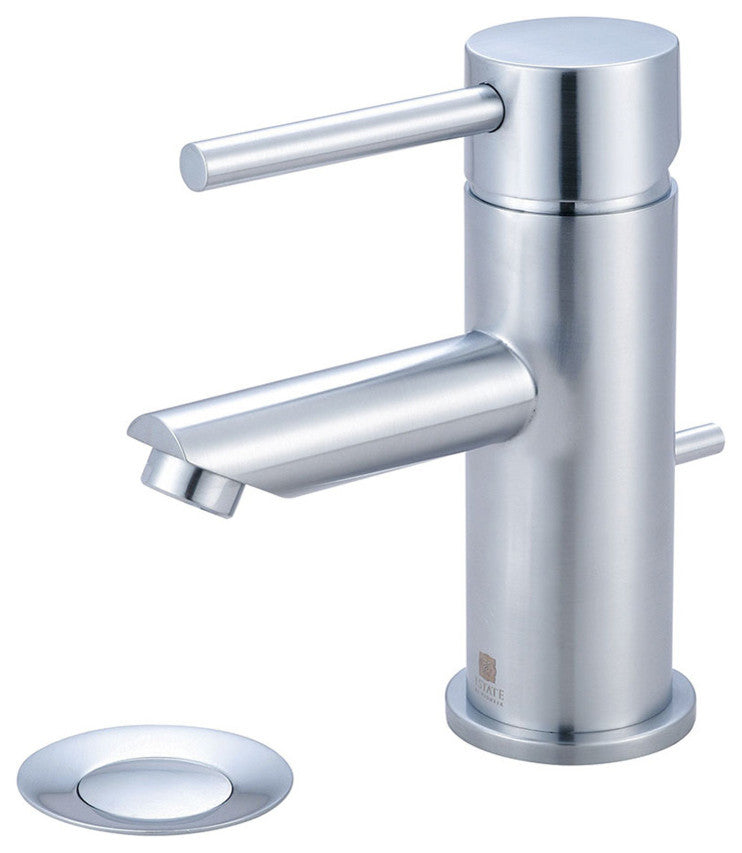 Motegi Single Handle Bathroom Faucet, Pvd Stainless Steel