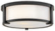 Hinkley Lowell Small Flush Mount, Black