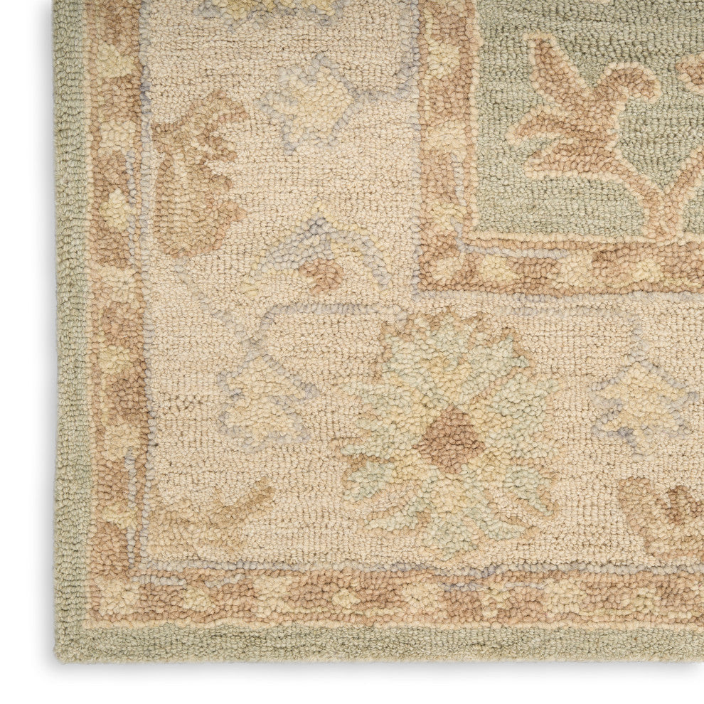 Nourison Maison 9'9" x 13'9" Sage Ivory Vintage Indoor Rug