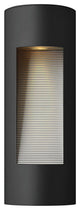 Hinkley Luna Medium Wall Mount Lantern, Satin Black