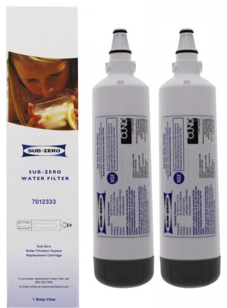 2 Pack Sub-Zero 7012333 UC-15 Ice Maker Water Filter Replacement Cartridge