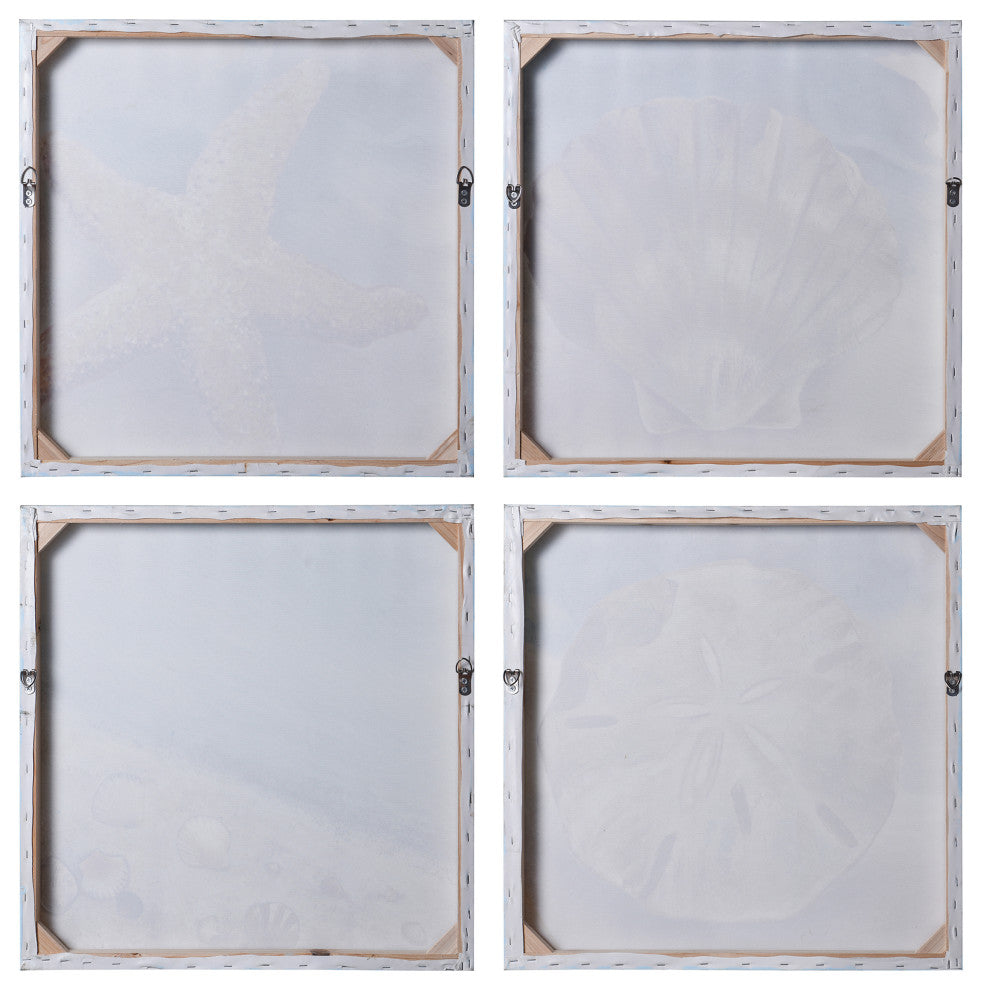 Beach Set of 4 Coastal Animal Art
