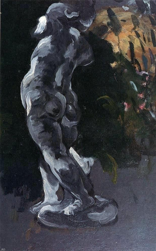 Paul Cezanne Plaster Cupid Premium Canvas Print