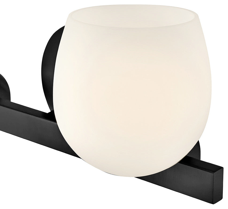 Hinkley Mae Small Two Light Vanity, Black