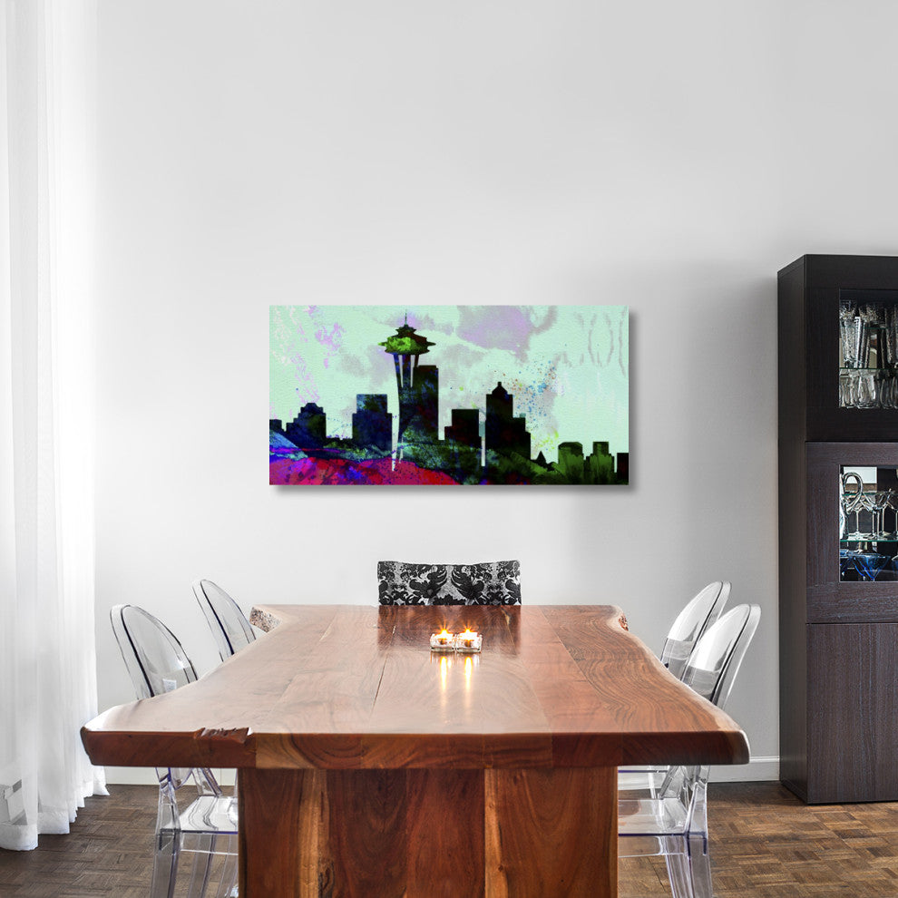 "Seattle City Skyline" Fine Art Print