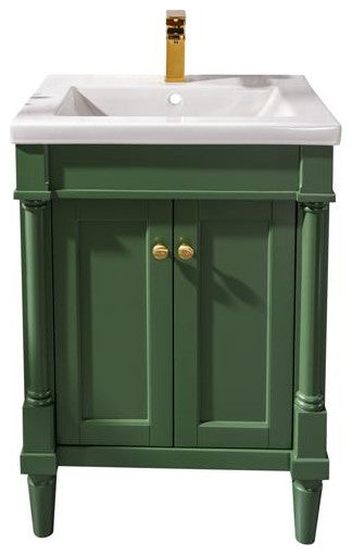 24" Vogue Green Sink Vanity