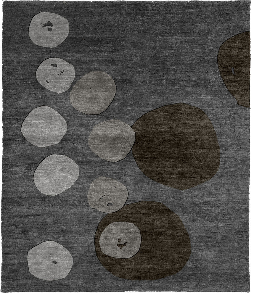 Adrift Hand Knotted Tibetan Rug, 6'x9'