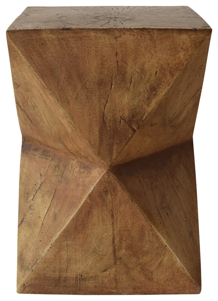 GDF Studio Manuel Indoor Lightweight Concrete Accent Table, Natural