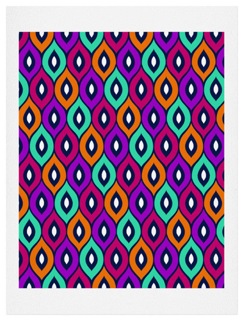 Deny Designs Aimee St Hill Leela Purple Art Print