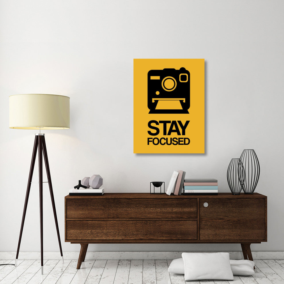 "Stay Focused Polaroid Camera Poster 2" Fine Art Print