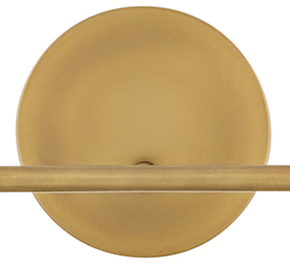 Hinkley Sonia Small Two Light Vanity, Lacquered Brass
