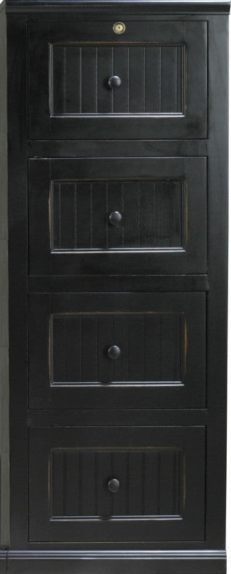 Eagle Furniture Coastal 4-Drawer File Cabinet, Hazy Sunrise