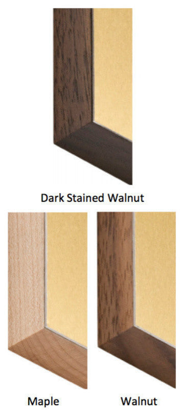 Tersus LED Wall Sconce, Maple, Metal Plate: Brushed Brass