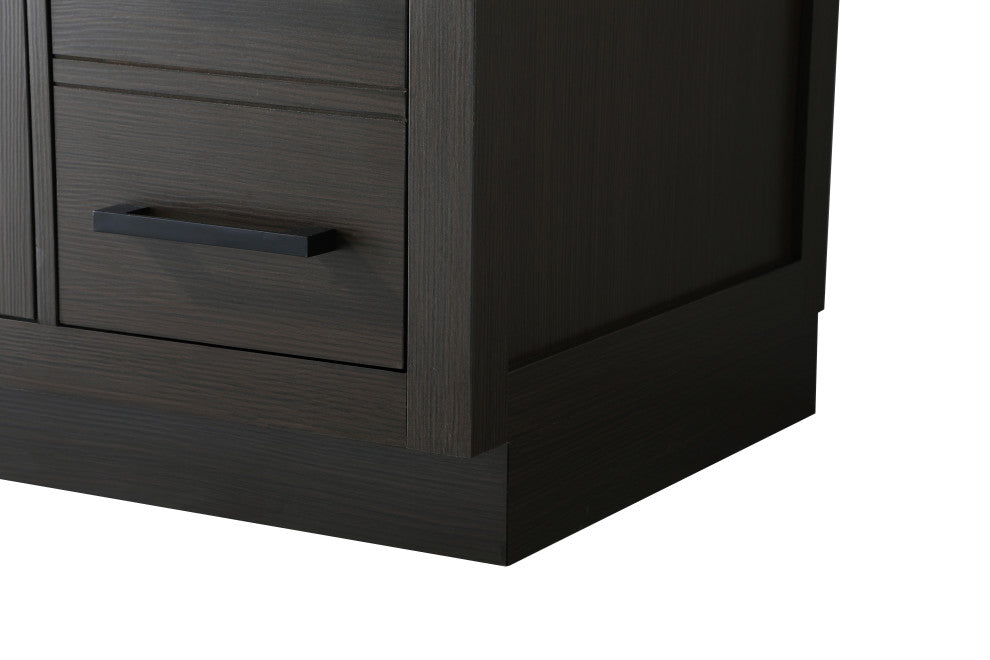 Home Living 36" Single Bathroom Vanity, Mocha Brown