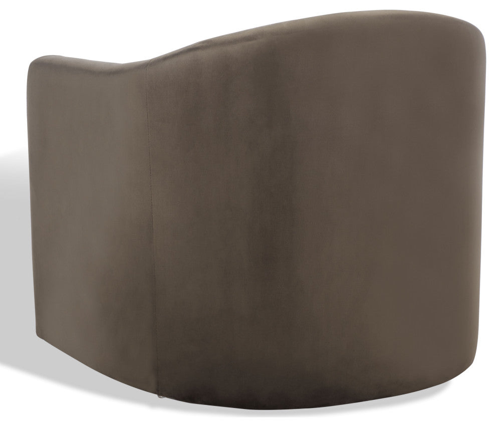 Safavieh Laylette Upholstered Accent Chair, Dark Brown