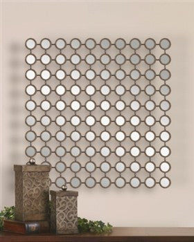 Uttermost Dinuba Antique Silver Champagne Mirror