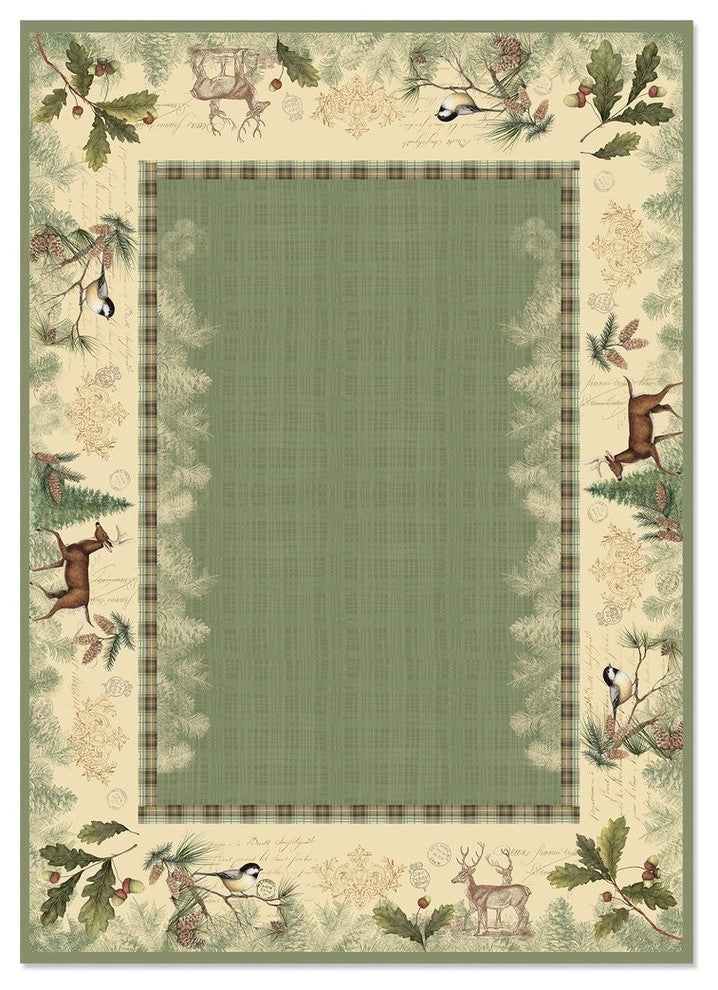 Laural Home Woodland Forest 70" X 84" Tablecloth