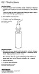 Standard Soap/Lotion Dispenser In Polished Brass, Polished Brass