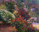 Jose Benlliure Gil El Jardin Premium Canvas Print