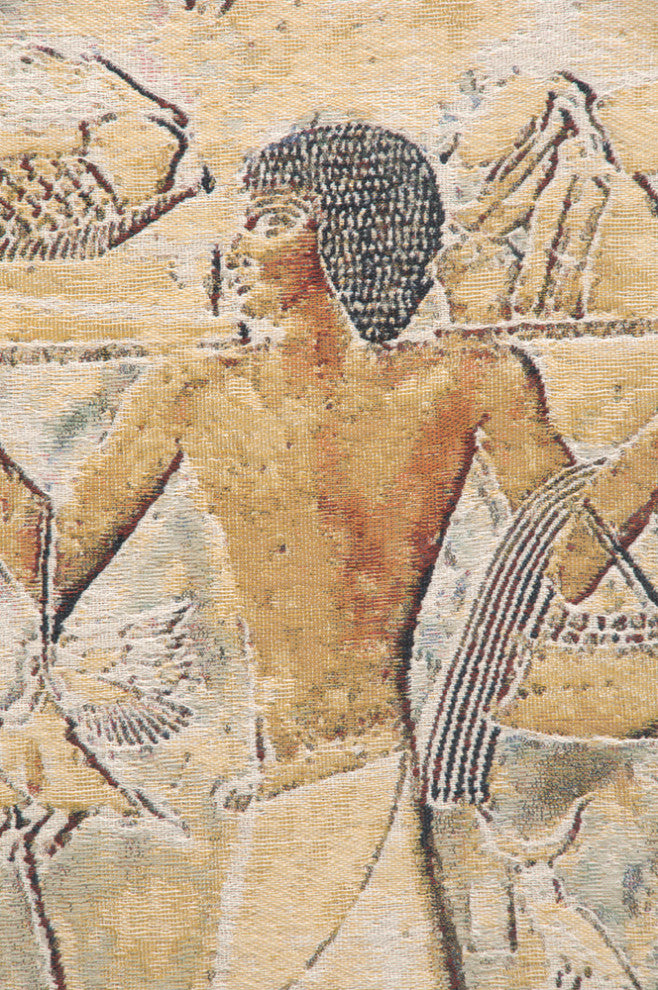 Saqqarah Beige Part 2 Belgian Wall Tapestry